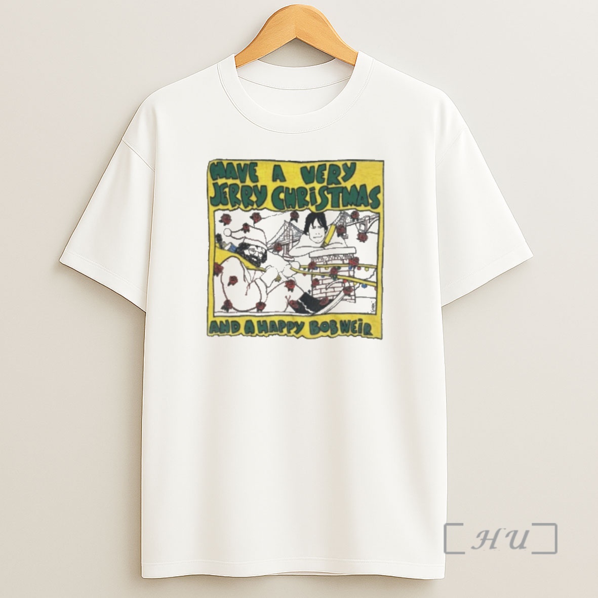 Officials Have A Very Jerry Christmas And A Happy Bob Weir Shirt Sweatshirt Tee