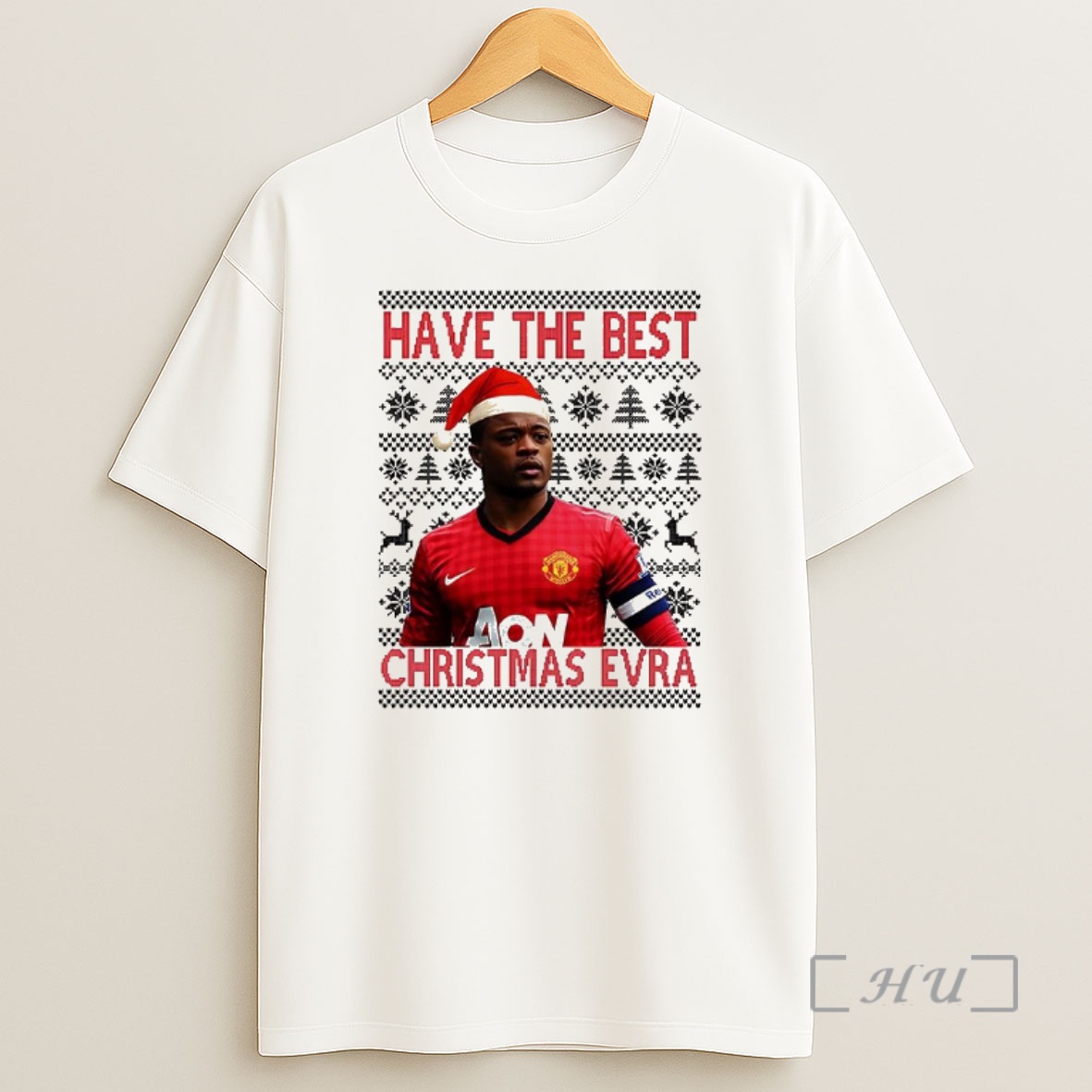 Officials Have The Best Christmas Evra Manchester United Ugly Xmas Shirt Sweatshirt Tee