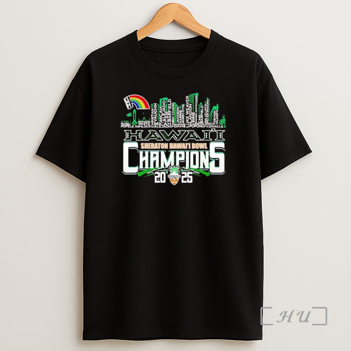Officials Hawaii 2025 Sheraton Hawaii Bowl Champions Players Names Shirt Sweatshirt Tee