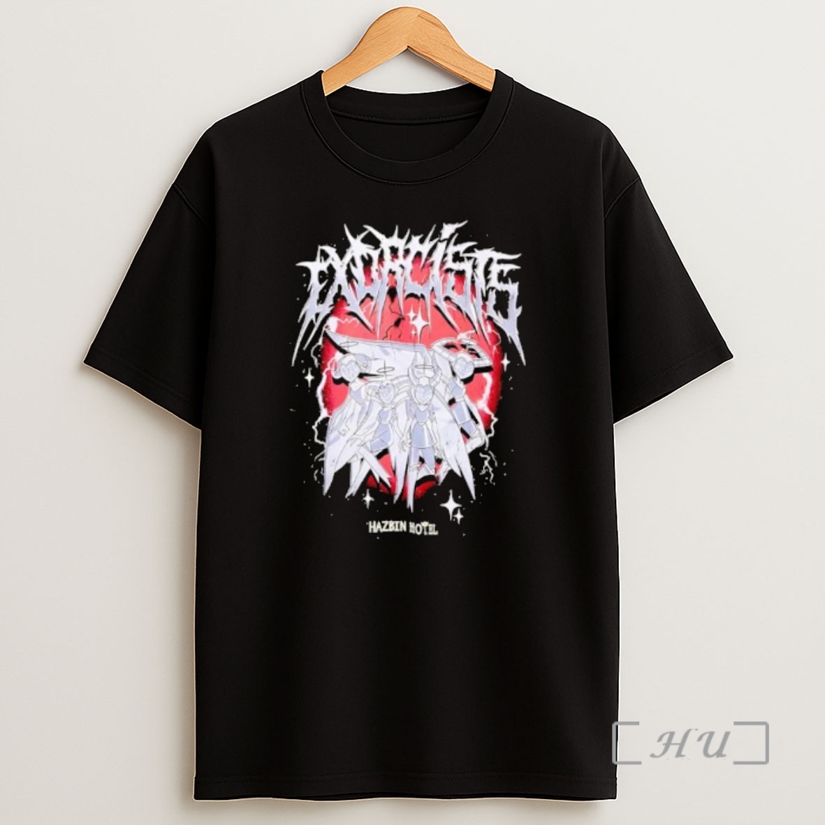 Officials Hazbin Hotel Exorcists Metal Graphic Style Shirt Sweatshirt Tee