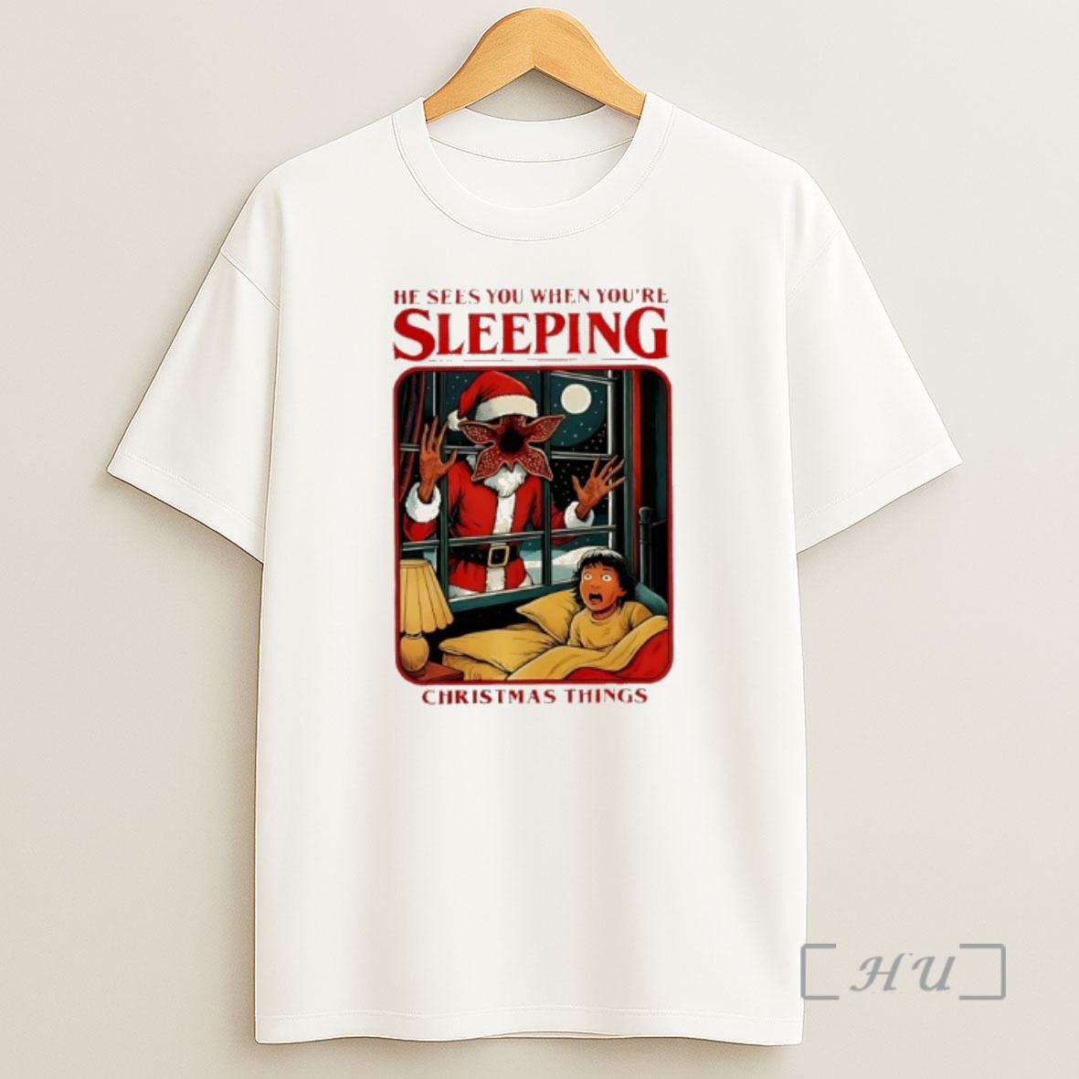 Officials He Sees You When Youre Sleeping Christmas Things Premium Shirt Sweatshirt Tee