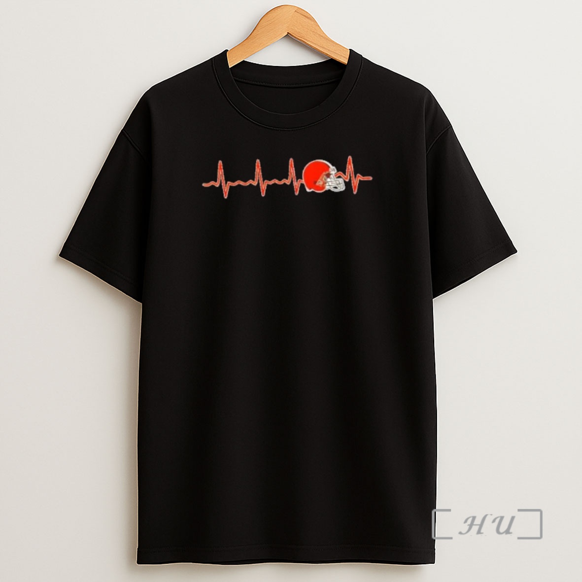 Officials Heartbeat Cleveland Browns Football Logo Graphic Premium Shirt Sweatshirt Tee