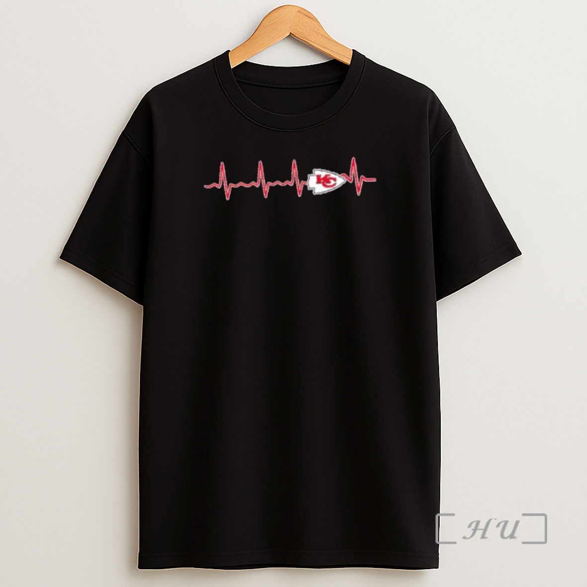 Officials Heartbeat Kansas City Chiefs Football Logo Graphic Premium Shirt Sweatshirt Tee