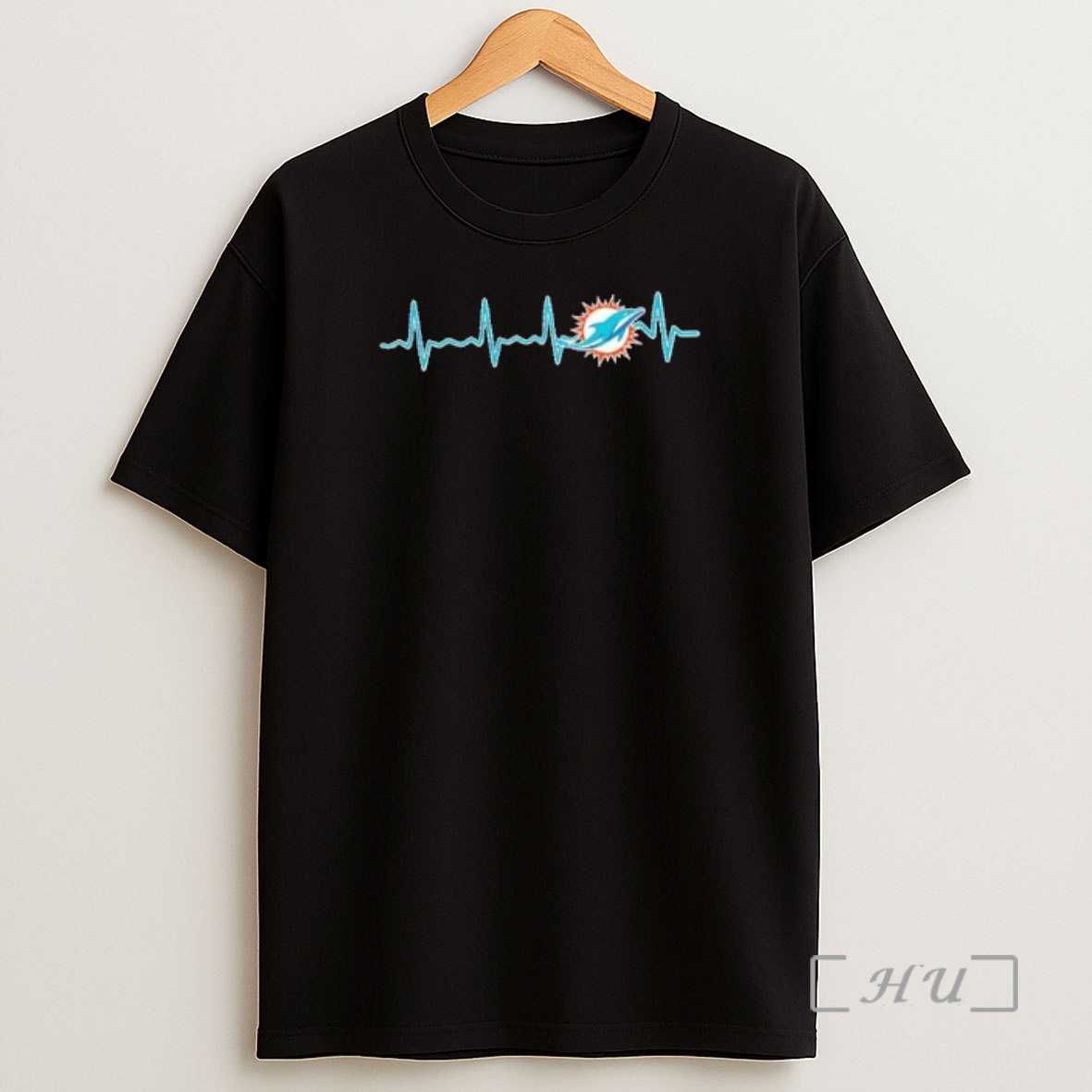 Officials Heartbeat Miami Dolphins Football Logo Graphic Premium Shirt Sweatshirt Tee