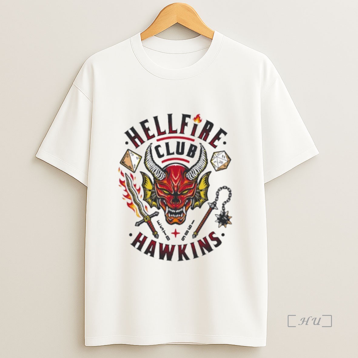Officials Hellfire Club Hawkins Graphic Premium Shirt Sweatshirt Tee