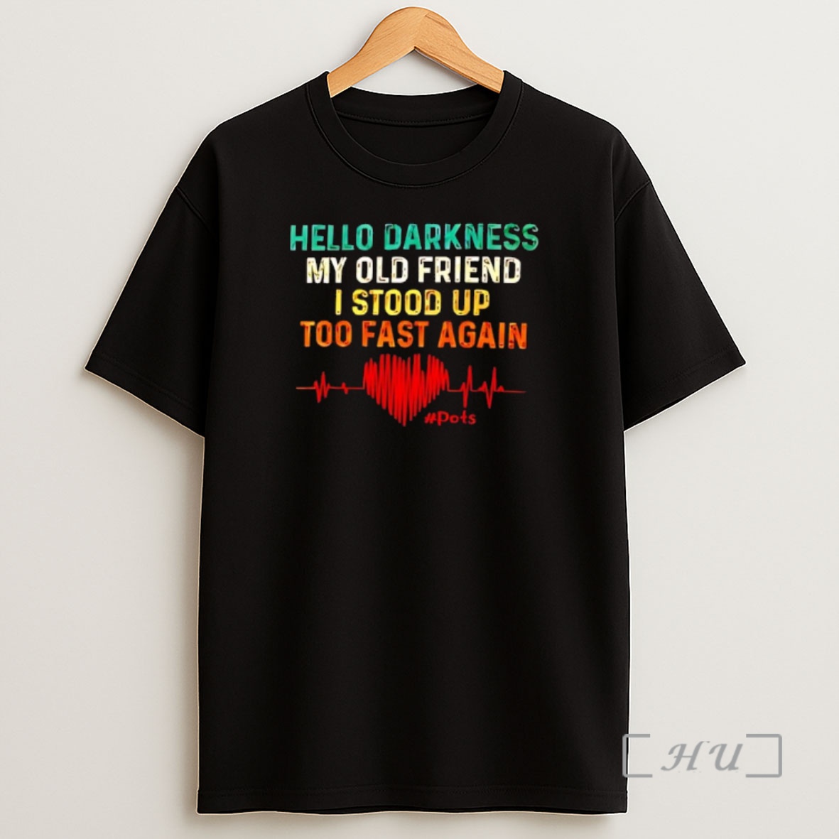 Officials Hello Darkness My Old Friend I Stood Up Too Fast Again Pots Shirt Sweatshirt Tee