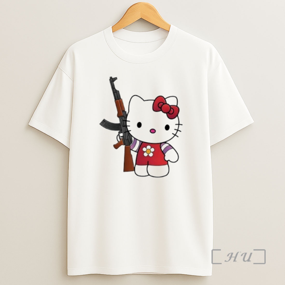 Officials Hello Kitty Ak 47 Circle Shirt Sweatshirt Tee
