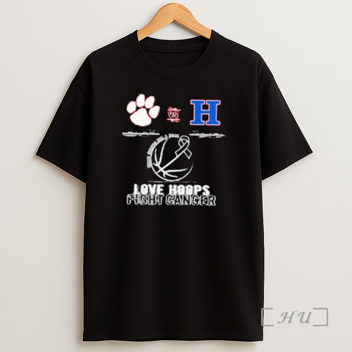 Officials Highlands Bluebirds Vs Beechwood Tiger 2026 Love Hoops Fight Cancer Shirt Sweatshirt Tee