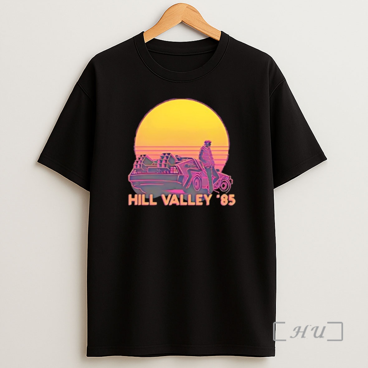 Officials Hill Valley 85 Inspired By Back To The Future Sunset Retro Shirt Sweatshirt Tee