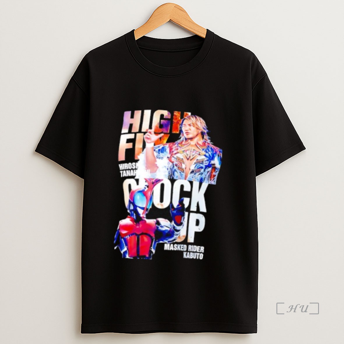 Officials Hiroshi Tanahashi And Kamen Rider Kabuto High Fly Clock Up Premium Shirt Sweatshirt Tee