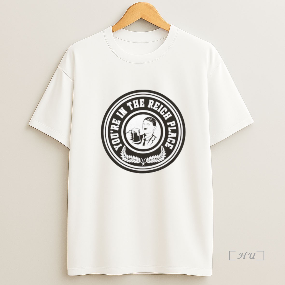 Officials Hitler Holding Beer Youre In The Right Place Premium Shirt Sweatshirt Tee