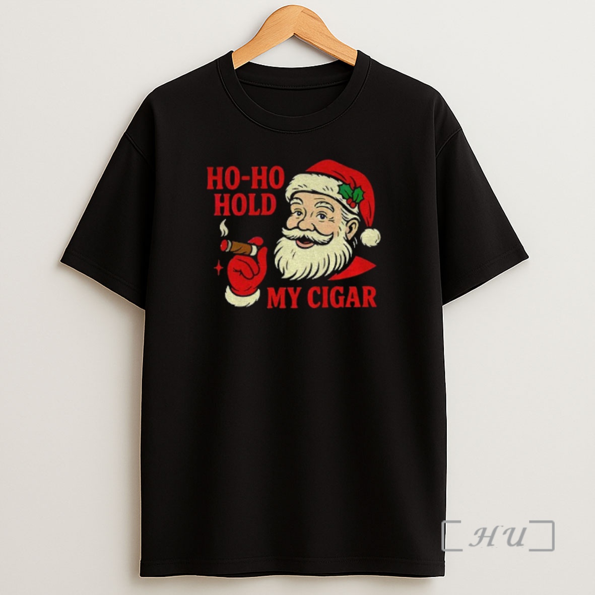 Officials Ho Ho Hold My Cigar Vintage Santa Christmas Cigar Premium Shirt Sweatshirt Tee