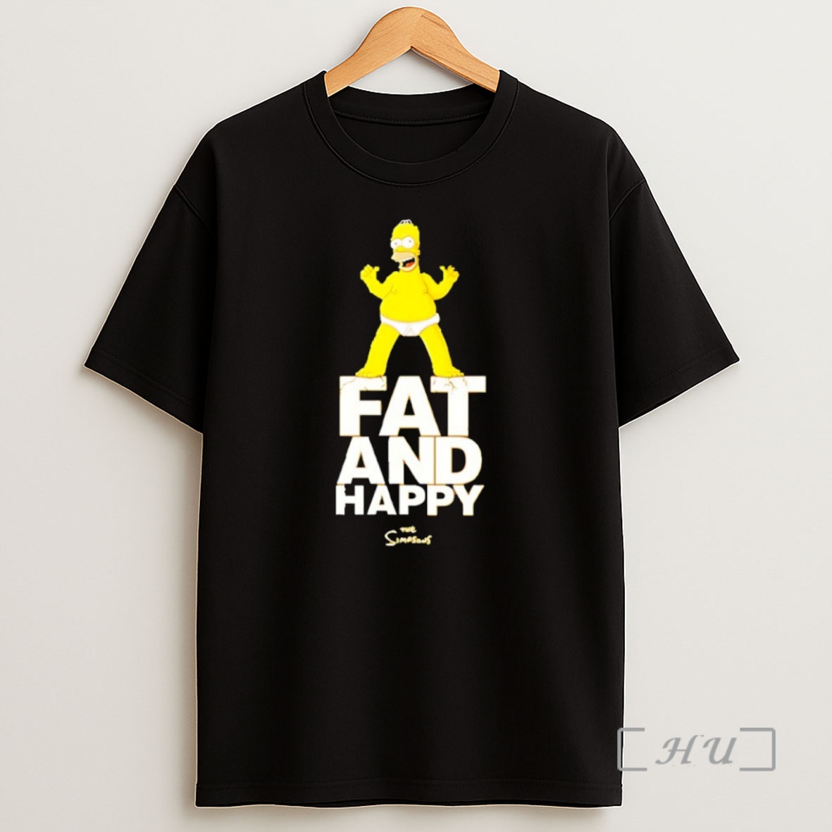 Officials Homer Simpson Fat And Happy Shirt Sweatshirt Tee