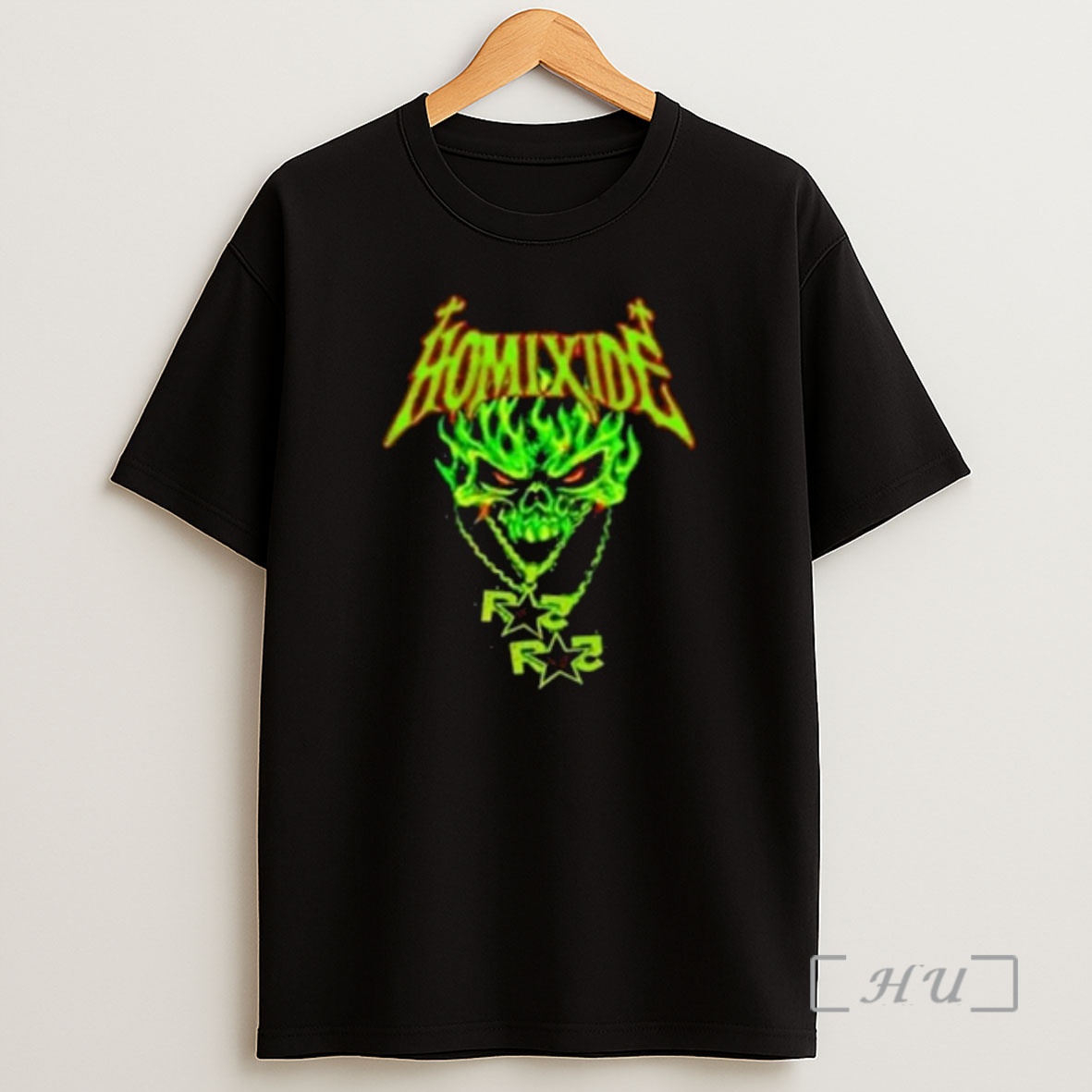 Officials Homixide Gang Green Flames Circle Black Premium Shirt Sweatshirt Tee