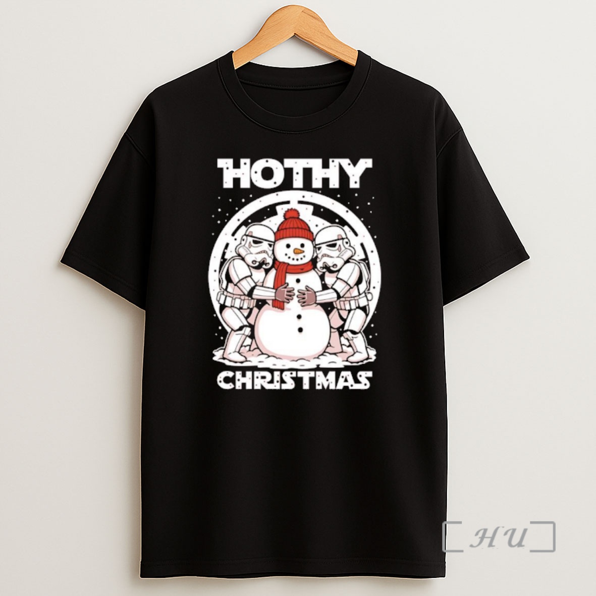 Officials Hothy Christmas Stormtroopers Star Wars Hug A Snowman Shirt Sweatshirt Tee