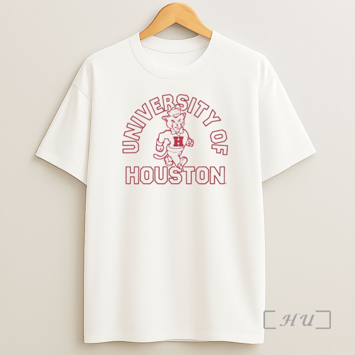 Officials Houston Cougars Football Shasta University Of Houston Curved Shirt Sweatshirt Tee