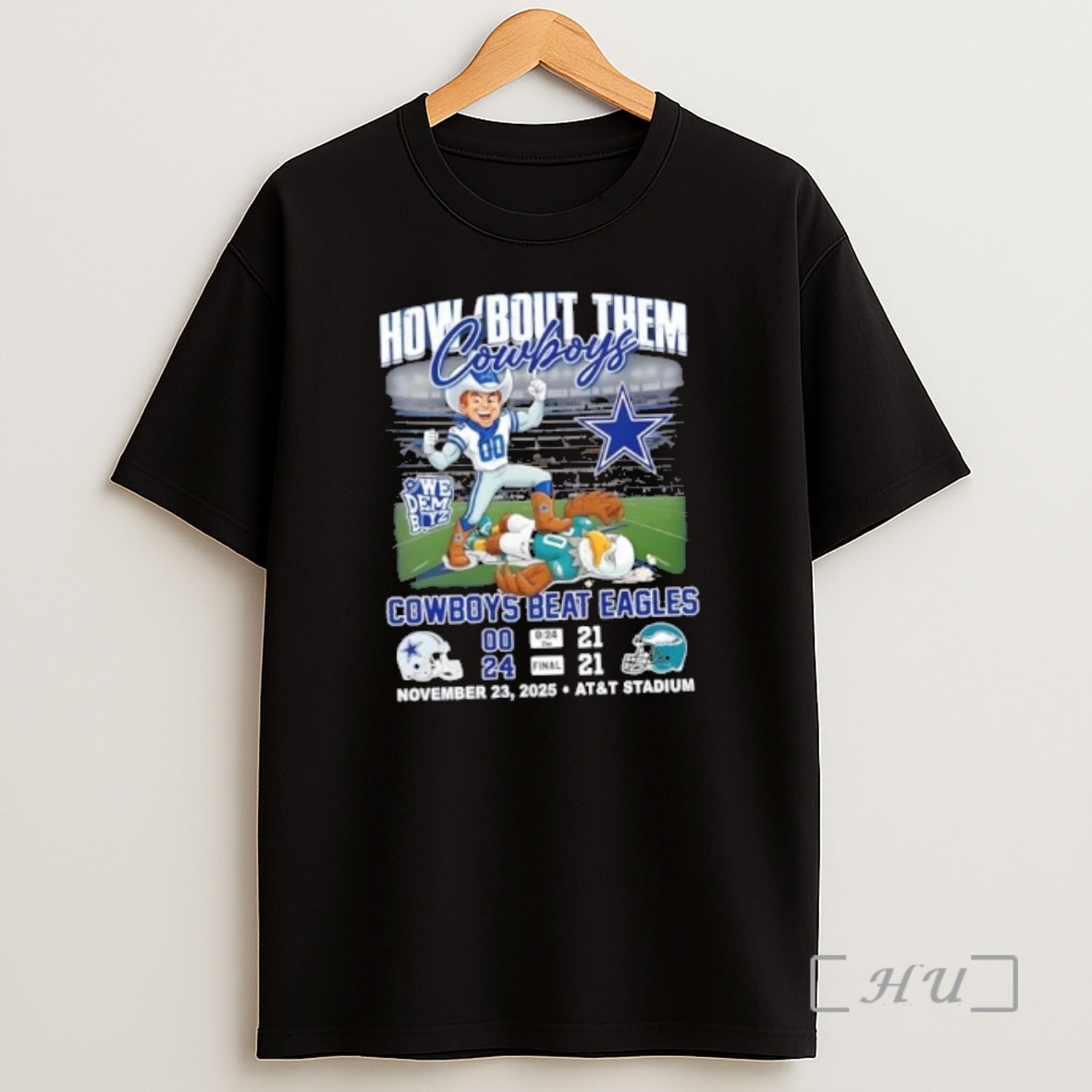 Officials How Bout Them Dallas Cowboys Beat Philadelphia Eagles November 23 2025 Att Stadium Shirt Sweatshirt Tee