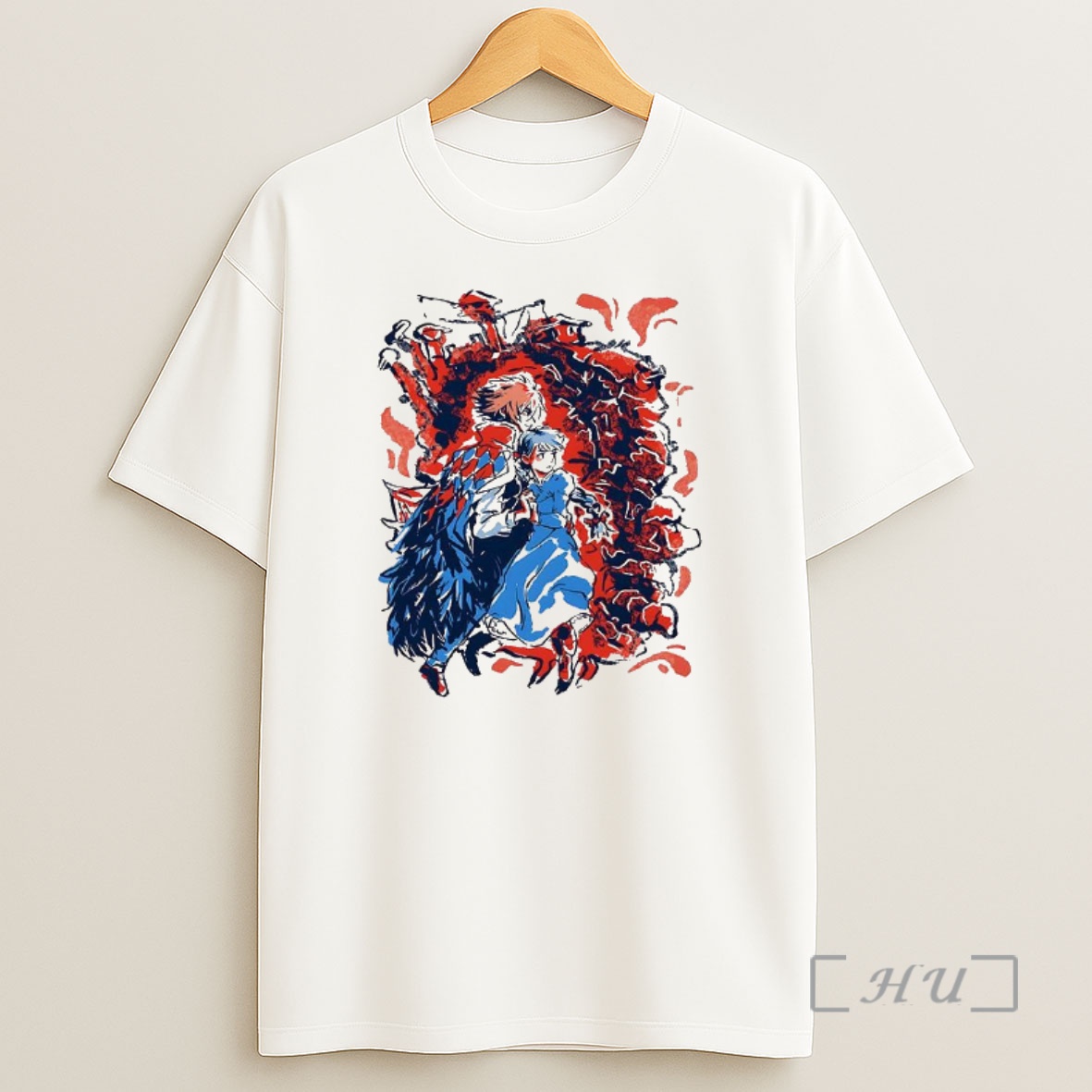 Officials Howl And Sophie Howls Moving Castle Anime Home Is Where The Hearth Is Sketch Shirt Sweatshirt Tee