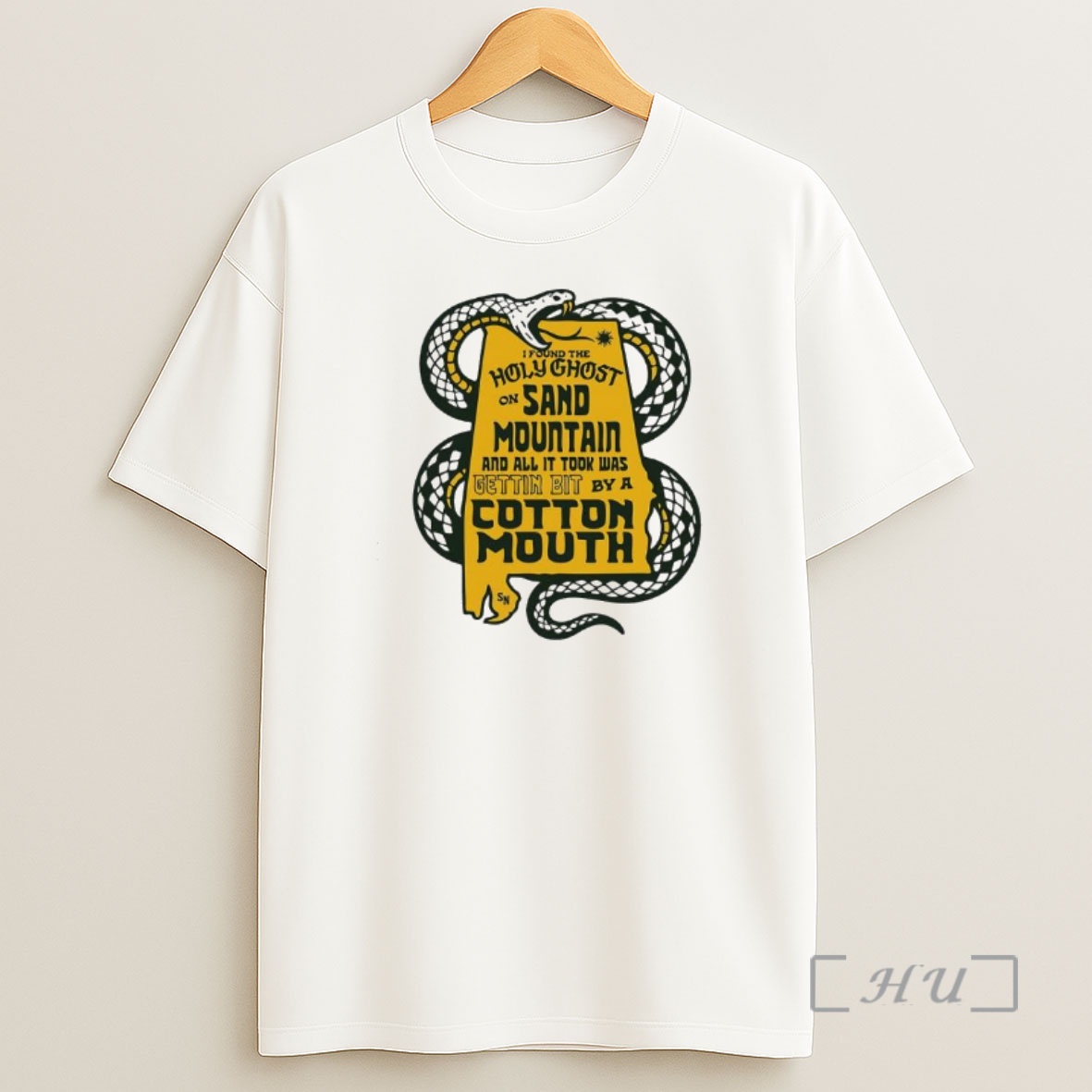 Officials I Found The Holy Ghost On Sand Mountain And All It Took Was Gettin Bit By A Cotton Mouth Premium Shirt Sweatshirt Tee