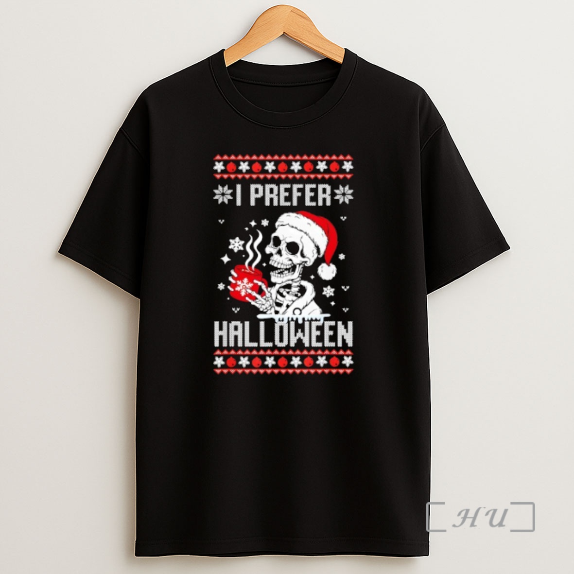 Officials I Prefer Halloween Christmas Skeleton Ugly Xmas Shirt Sweatshirt Tee