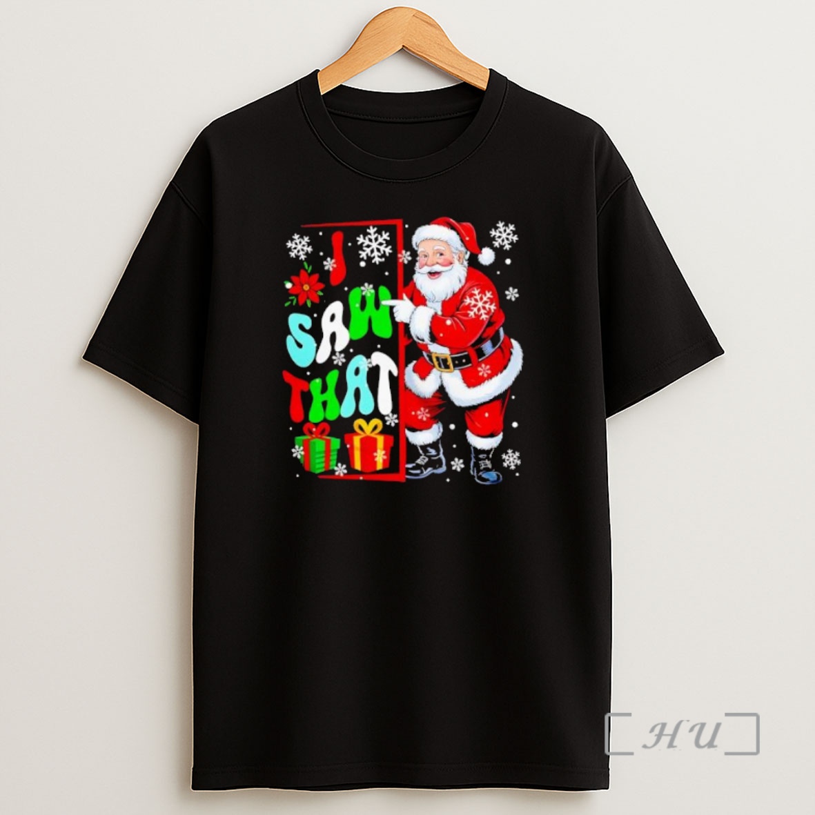 Officials I Saw That Lovely Christmas Santa Premium Shirt Sweatshirt Tee