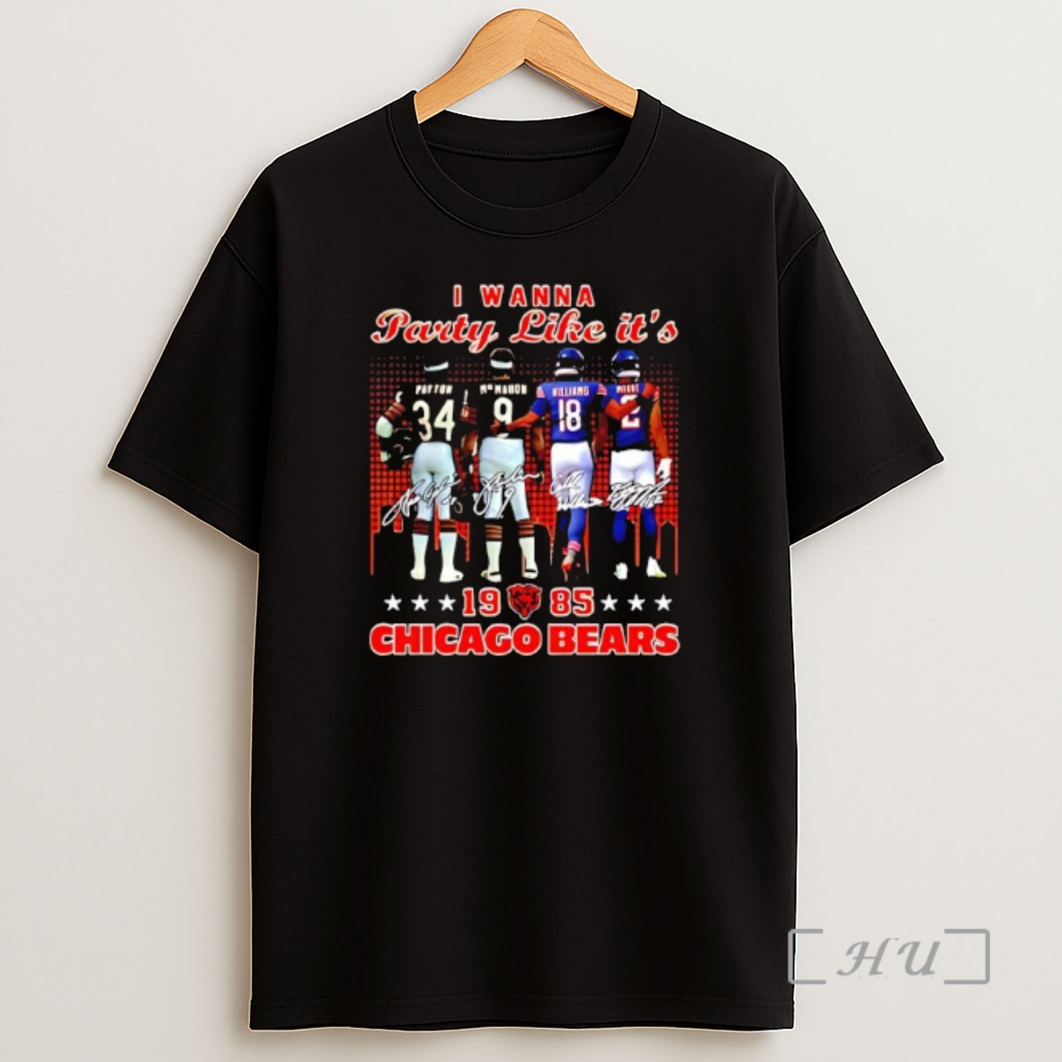 Officials I Wanna Party Like Its 1985 Chicago Bears Players Shirt Sweatshirt Tee