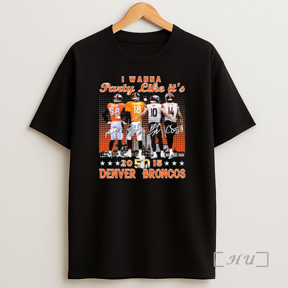 Officials I Wanna Party Like Its Denver Broncos 2015 Shirt Sweatshirt Tee