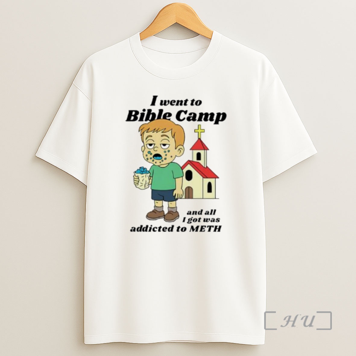 Officials I Went To Bible Camp And All I Got Was Addicted To Meth Shirt Sweatshirt Tee