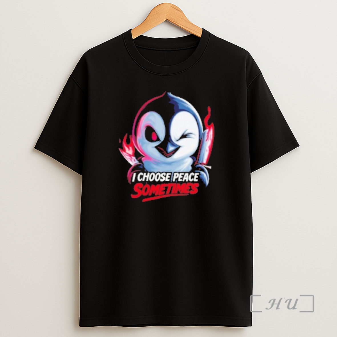 Officials I Choose Peace Sometimes Penguin Shirt Sweatshirt Tee