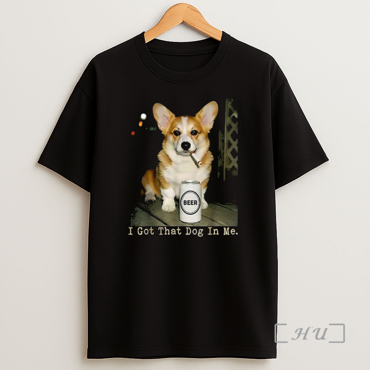 Officials I Got That Dog In Me Dog Corgi Beer And Cigarettes Shirt Sweatshirt Tee