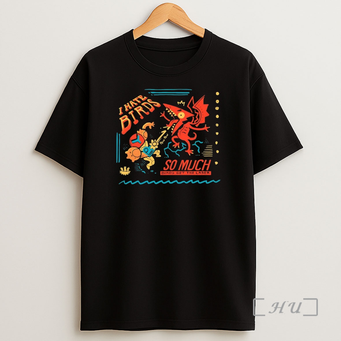 Officials I Hate Birds So Much Birds Get The Laser Premium Shirt Sweatshirt Tee