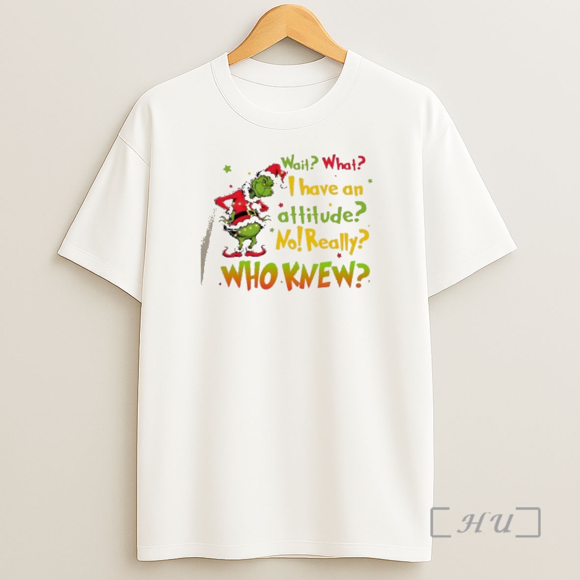 Officials I Have An Attitude Retro Christmas Grinch Premium Shirt Sweatshirt Tee