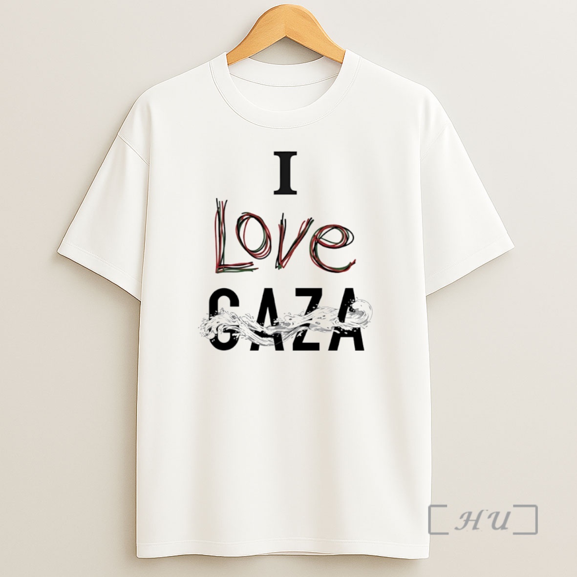 Officials I Love Gaza Circle Premium Shirt Sweatshirt Tee