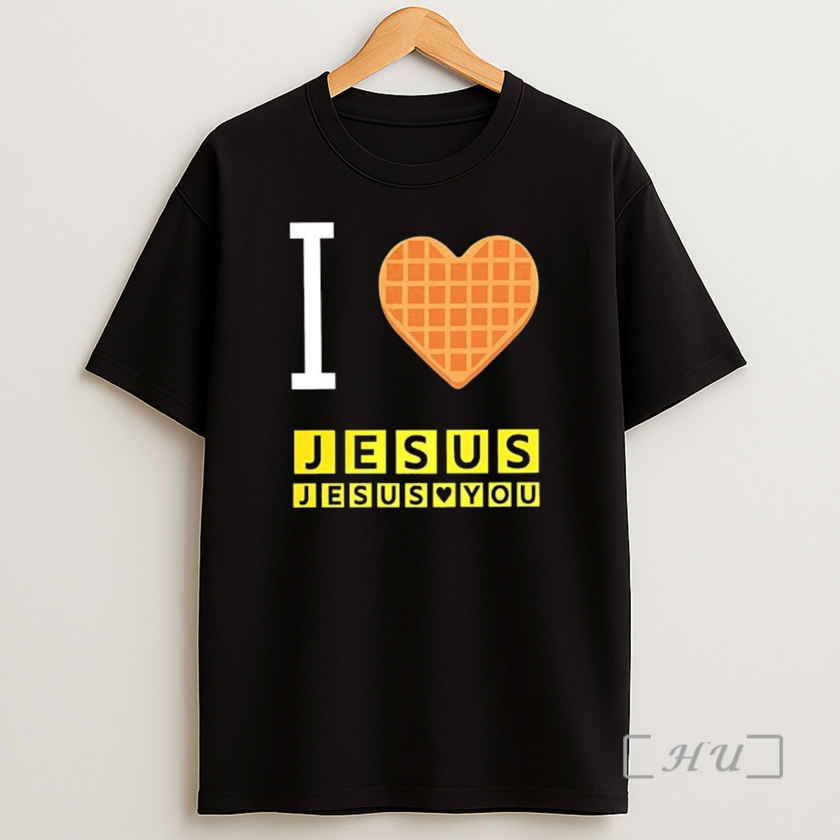 Officials I Love Jesus And Jesus Loves You Waffle Heart Shirt Sweatshirt Tee