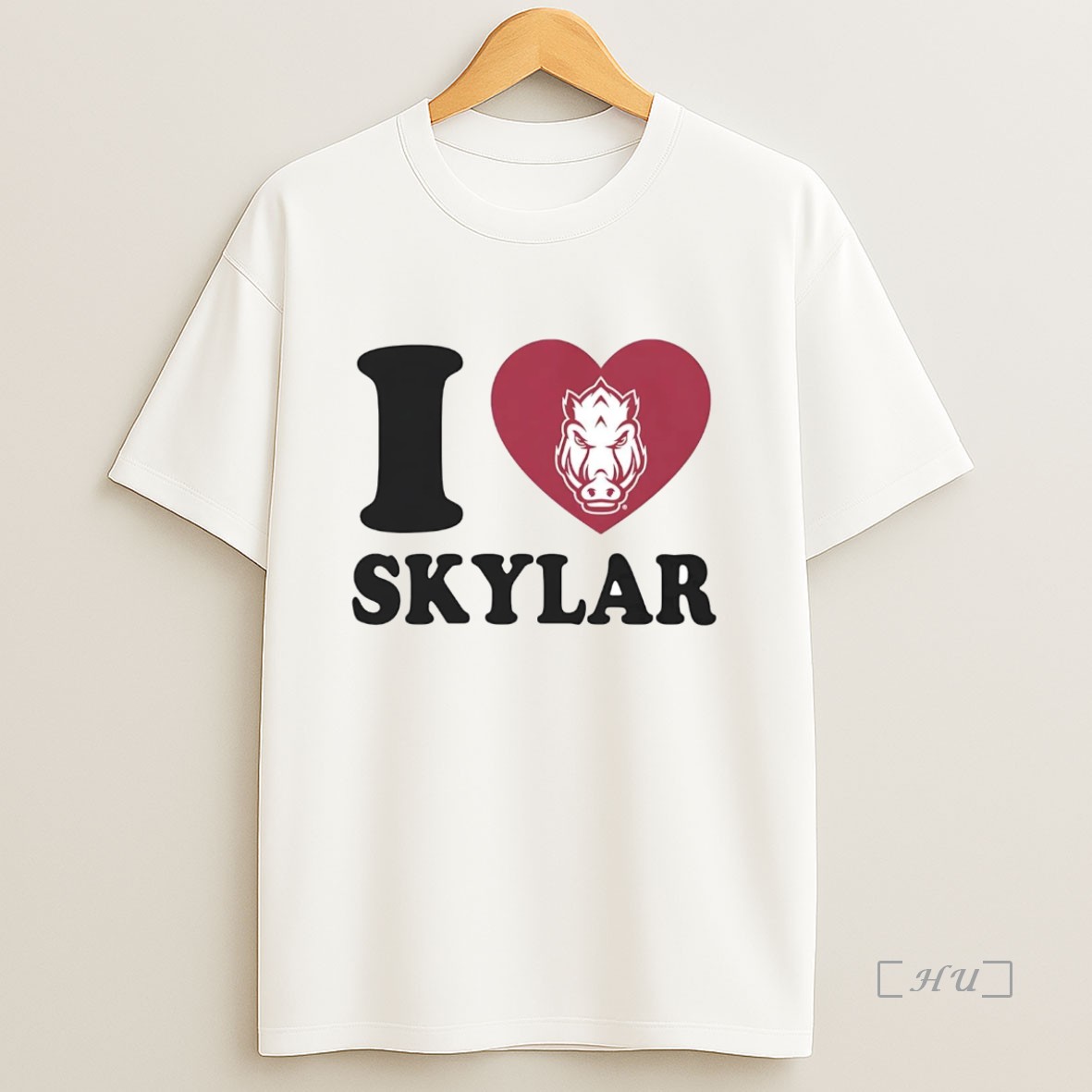 Officials I Love Skylar Ellison Heart Arkansas Razorbacks Premium Shirt Sweatshirt Tee