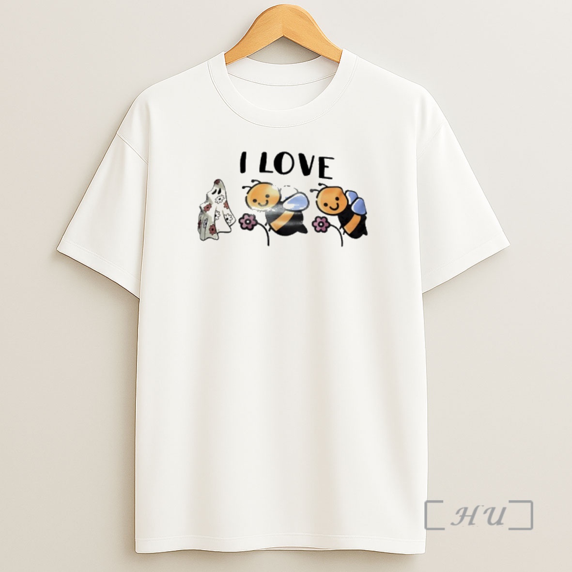 Officials I Love Ghost Bees Funny Shirt Sweatshirt Tee