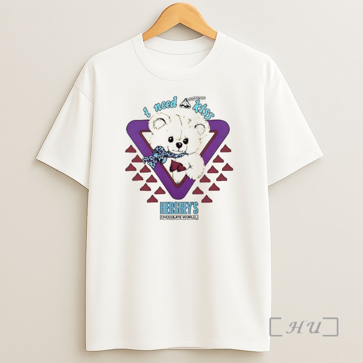 Officials I Need A Kiss Hersheys Kisses Bear Shirt Sweatshirt Tee