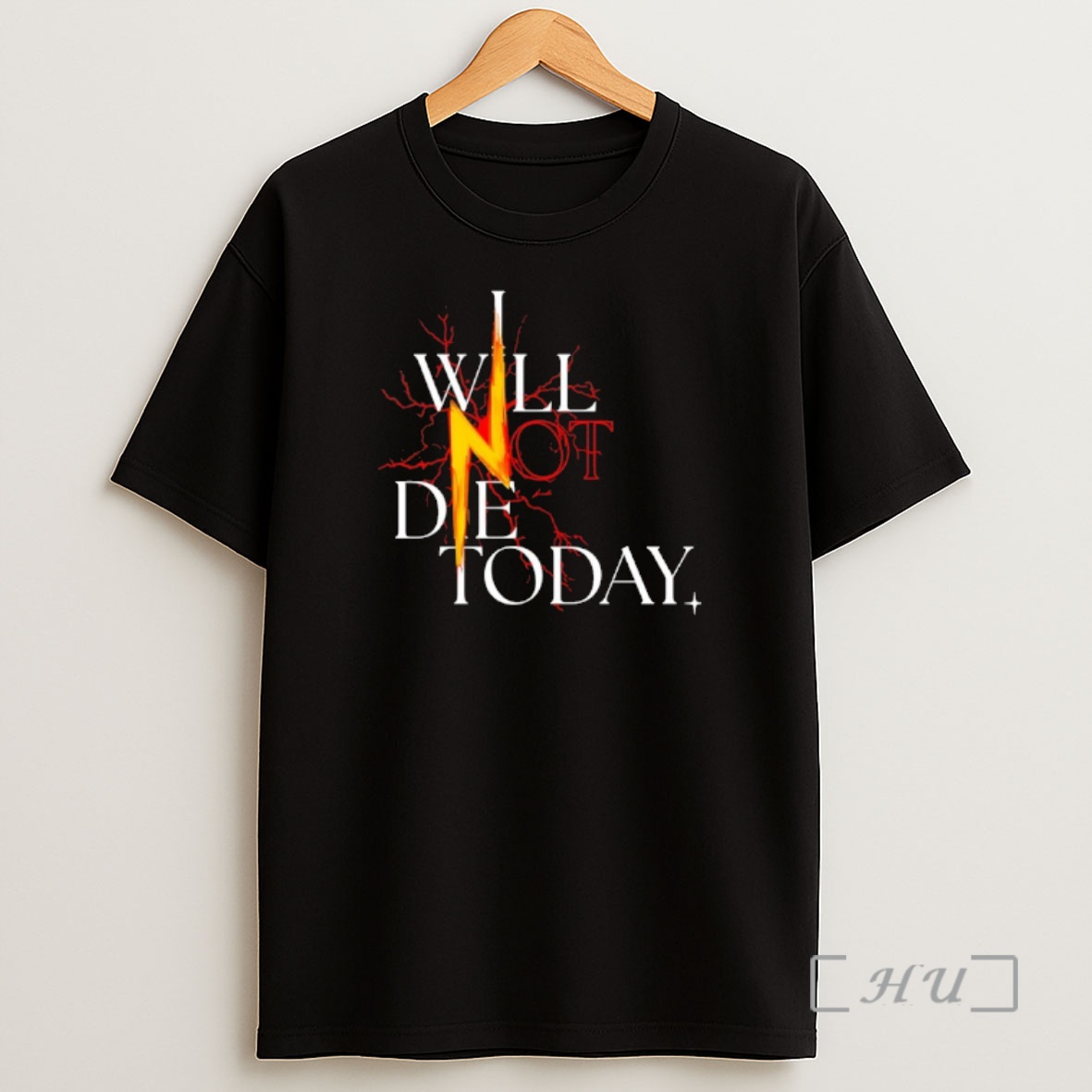 Officials I Will Not Die Today Lightning Shirt Sweatshirt Tee