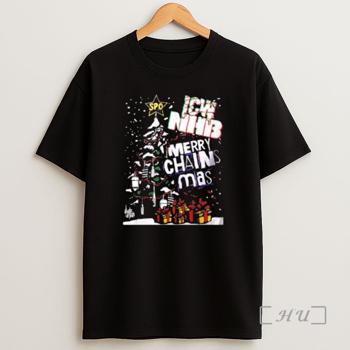 Officials Icw Nhb Merry Chainsmas Christmas Parody Premium Shirt Sweatshirt Tee