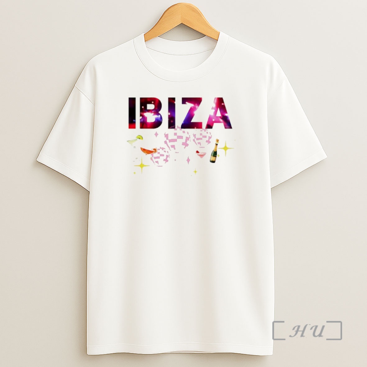 Officials Ibiza Floral Text Summer Beach Vacation Shirt Sweatshirt Tee