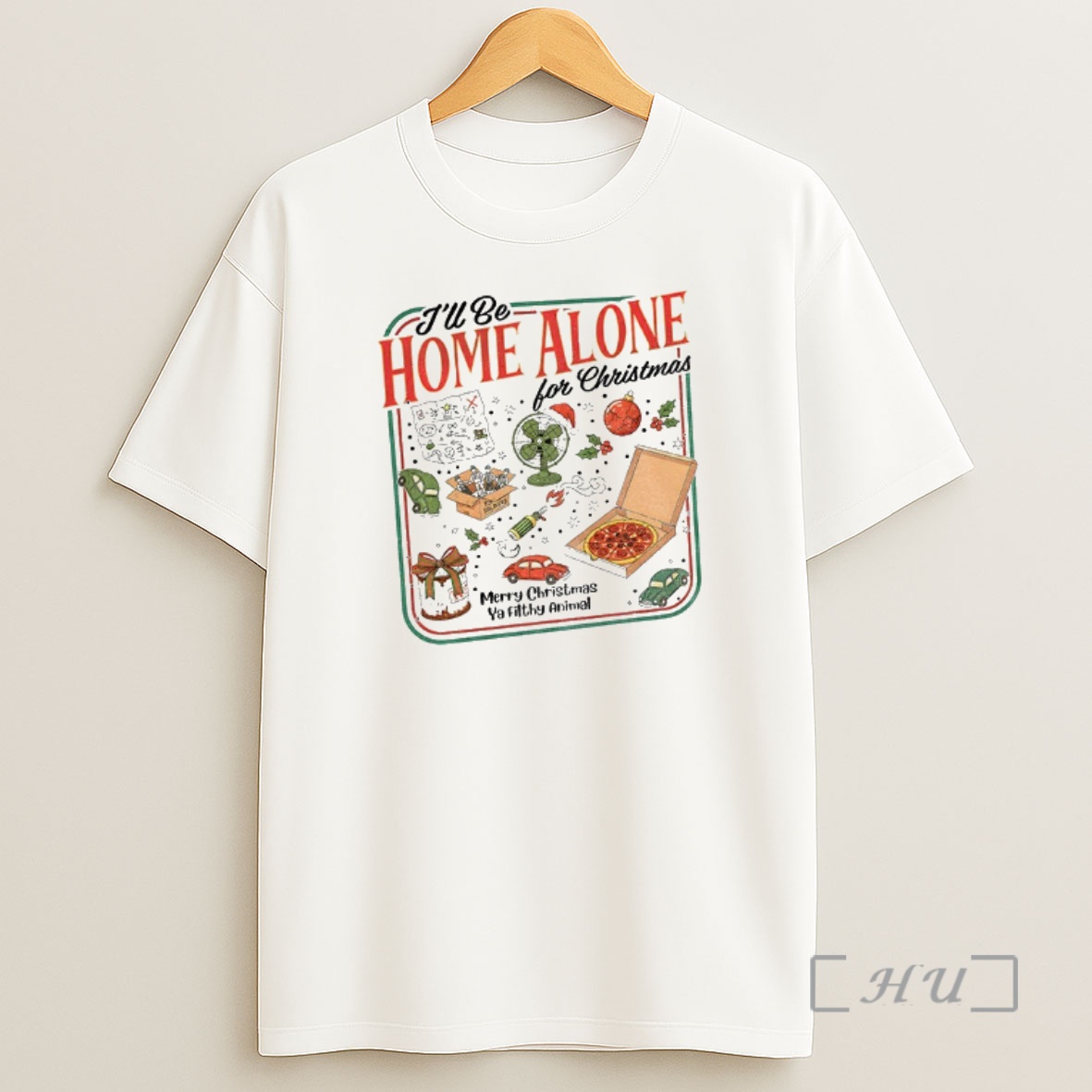 Officials Ill Be Home Alone For Christmas Merry Christmas Ya Filthy Animal Premium Shirt Sweatshirt Tee