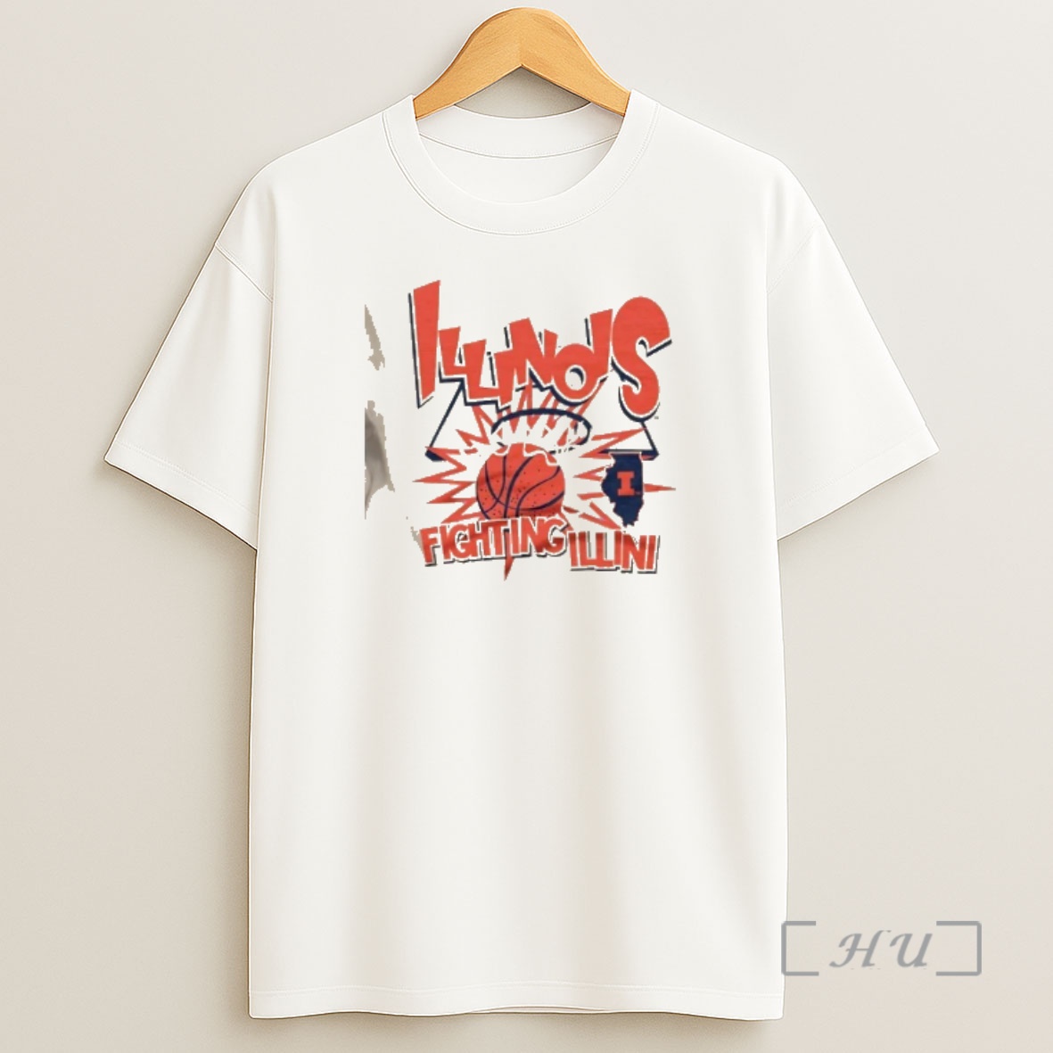 Officials Illinois Fighting Illini Basketball Slam Premium Shirt Sweatshirt Tee