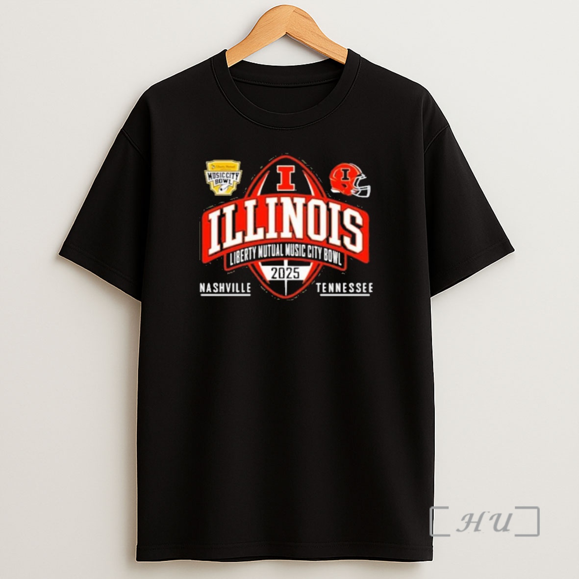 Officials Illinois Fighting Illini Liberty Mutual Music City Bowl 2025 Premium Shirt Sweatshirt Tee