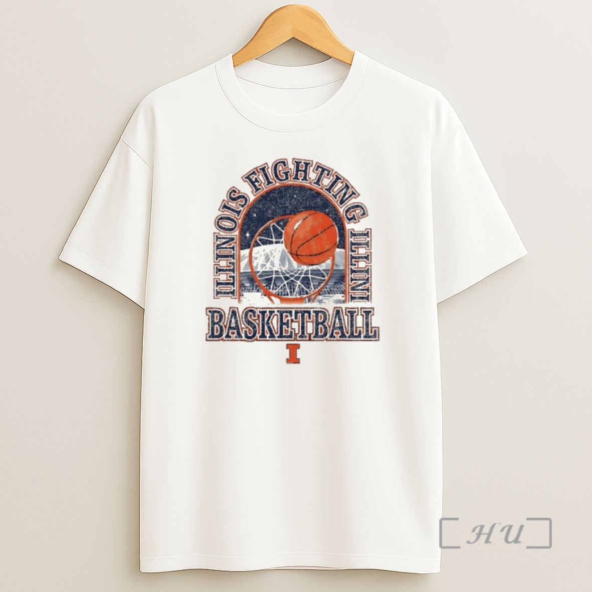 Officials Illinois Fighting Illini Basketball Graphic Vintage Premium Shirt Sweatshirt Tee