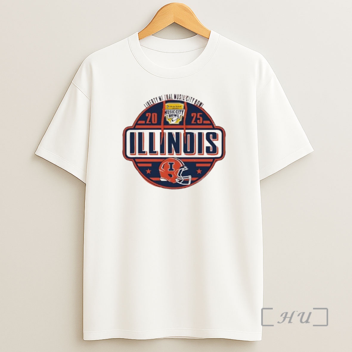 Officials Illinois Football 2025 Liberty Music City Bowl Premium Shirt Sweatshirt Tee