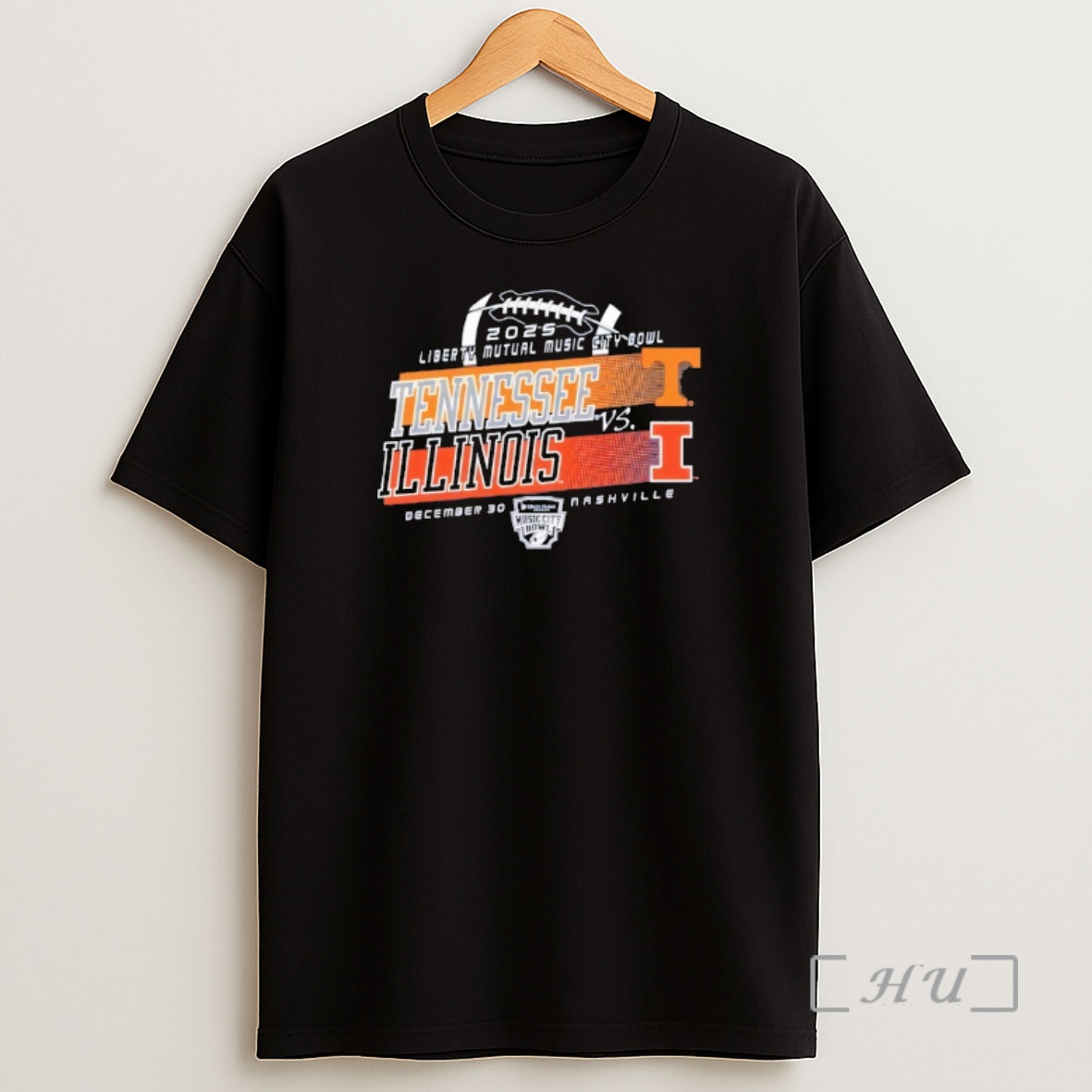 Officials Illinois Football 2025 Liberty Mutual Music City Bowl Shirt Sweatshirt Tee