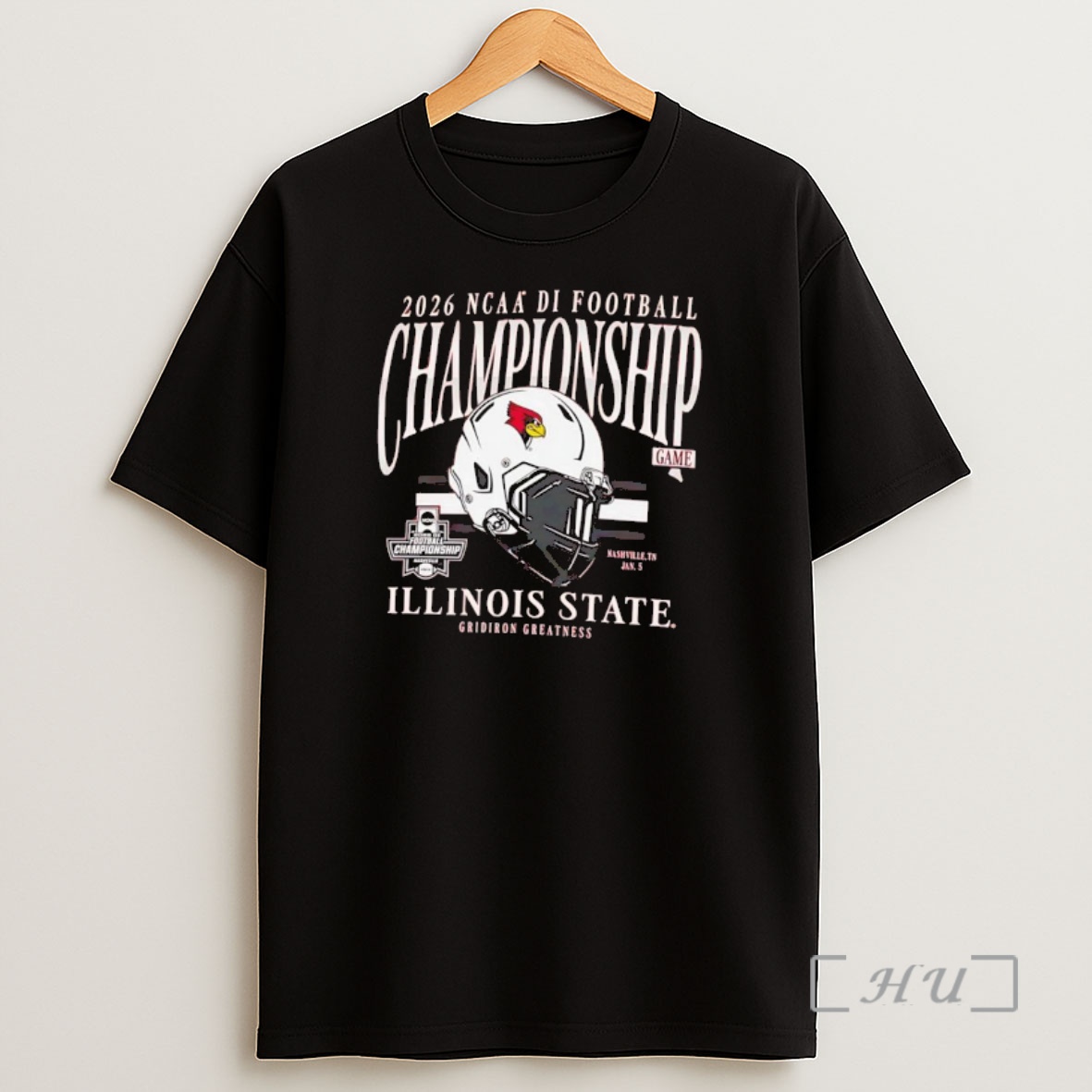 Officials Illinois State Redbirds 2026 Ncaa Di Football Championship Game Helmet Shirt Sweatshirt Tee