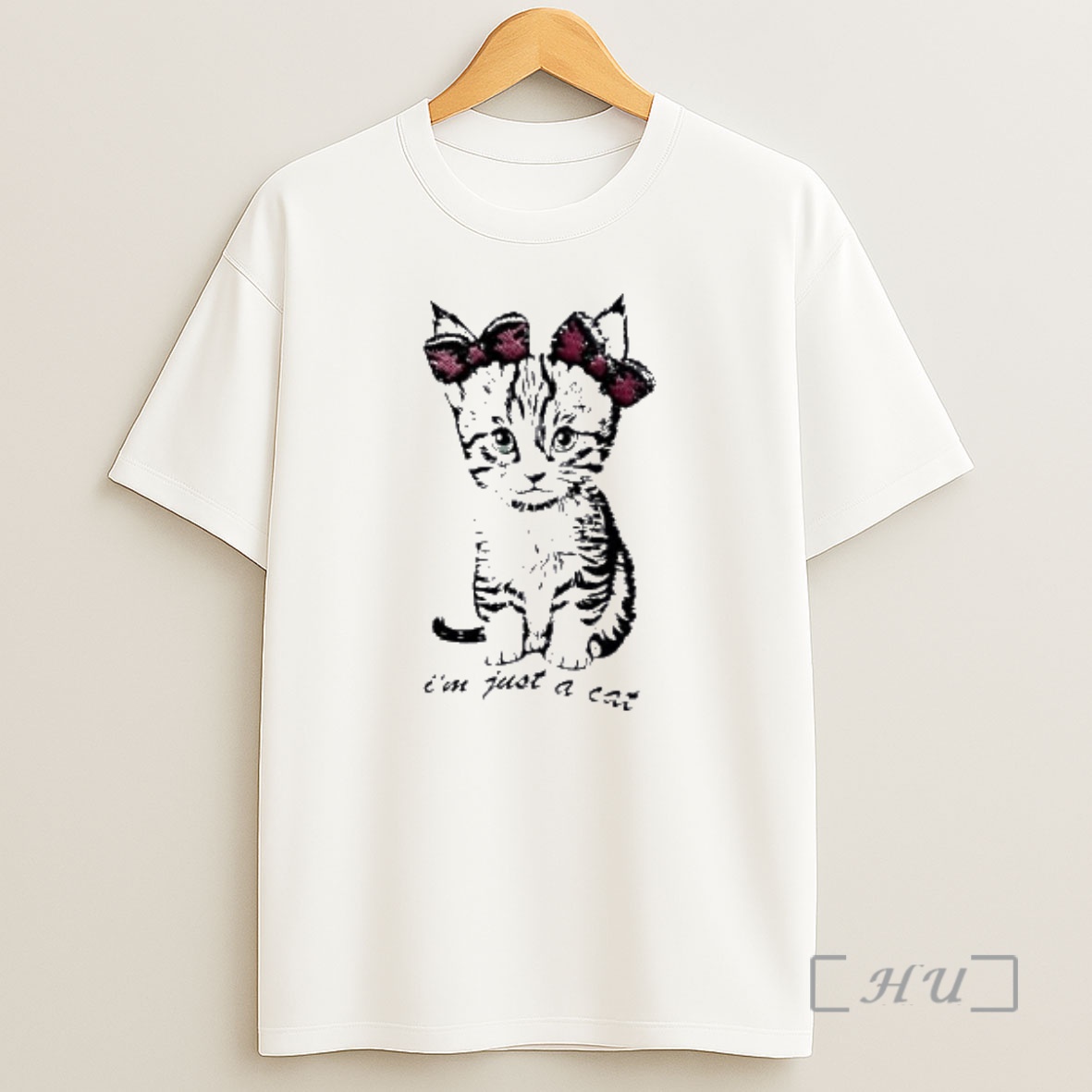 Officials Im Just A Cat Wear A Bow Tie Cute Premium Shirt Sweatshirt Tee