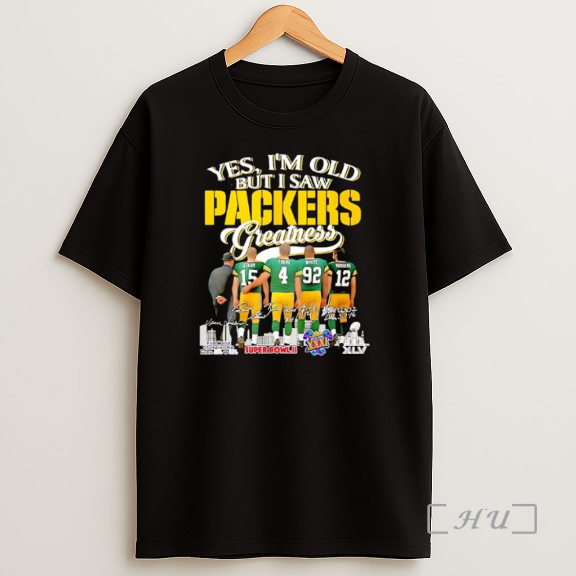 Officials Im Old But I Saw Packers Greatness First World Championship Super Bowl Shirt Sweatshirt Tee