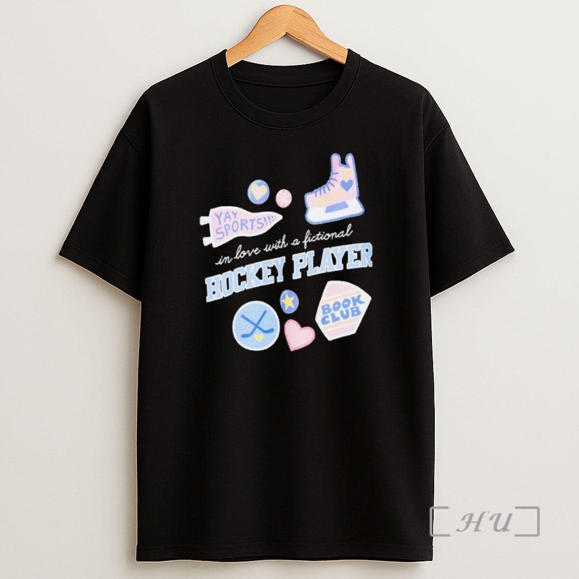 Officials In Love With A Fictional Hockey Player Book Club Shirt Sweatshirt Tee